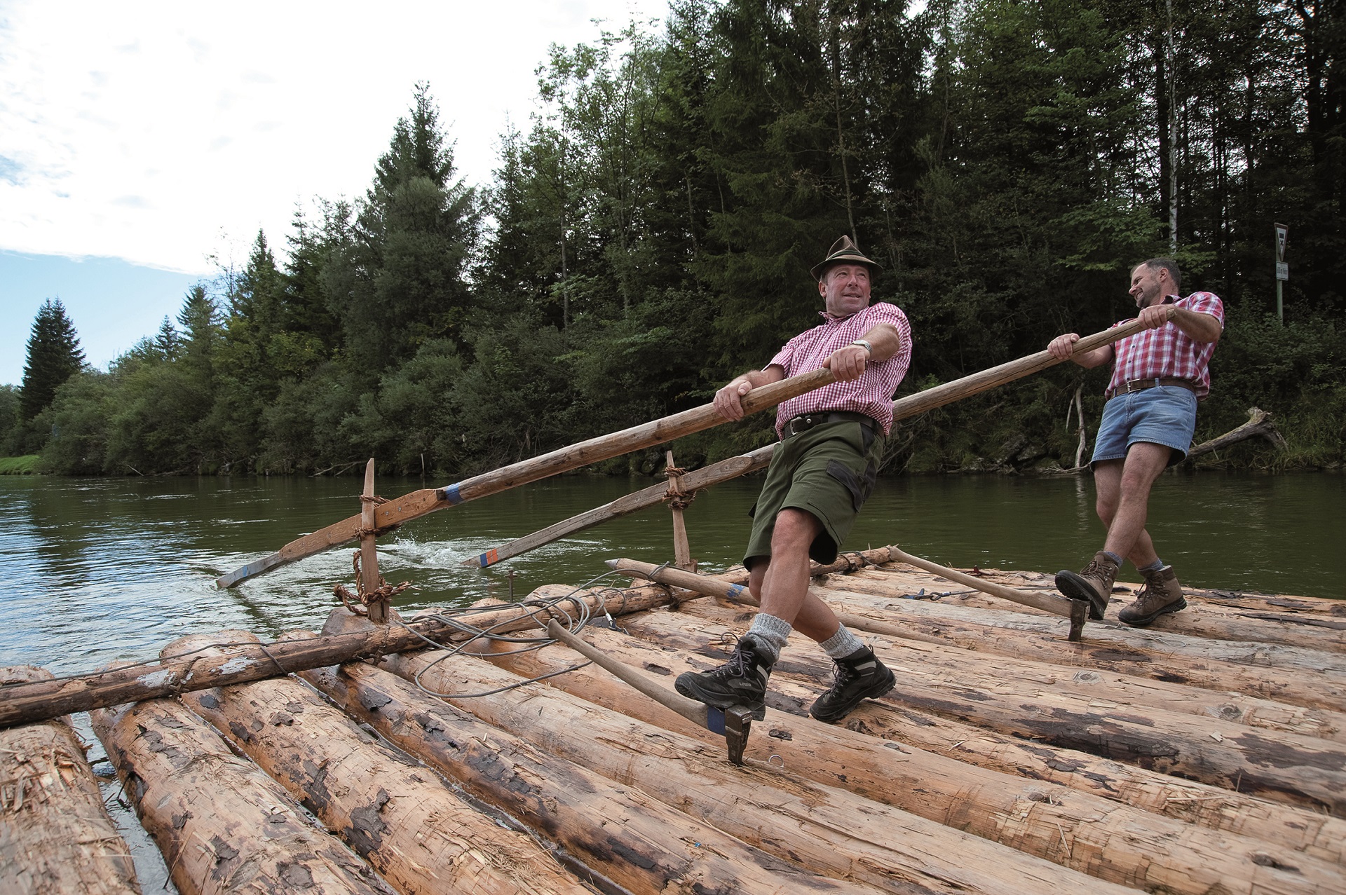 Floßfahrten auf der Isar